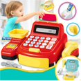 thumbnail image 3 of Vogacara Juguete de simulación para niños, caja registradora simulada, escáner de simulación de juguete con sonido y luz para niños y niñas, Juguetes Educativos Rojo Vogacara FN003250-01, 3 of 6