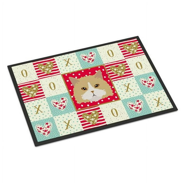 Carolines Treasures CK5140MAT Tapis Intérieur Ou Extérieur 18 x 27 Po. Oregon Rex Cat Love