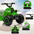 thumbnail image 5 of Accreate Kids Ride On ATV, 6V Ride On Car with Led Headlights, Music, Treaded Tires, Rubber Handles, Push-Button Accelerator, forward & Reverse, 5 of 9