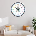 thumbnail image 3 of GUOOL 12 inch Wall Clock Non Ticking Easy to Read Colorful Analog Battery Operated for Elephant shape, 3 of 8