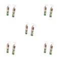 thumbnail image 2 of Pendientes colgantes Qarigey para mujer joyería de aniversario Verde CBP308127, 2 of 6