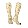thumbnail image 5 of Lsque Shiba Inu Sunflower Printed Crew Socks Men's Women's LightWeight Thin Casual Calf Socks ,Knee High Socks,Cotton Socks, 5 of 9