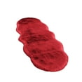 thumbnail image 2 of Rug 55in Extra Large Bedroom Rugs Plush Rugs for Bedroom Rugs Bath Carpet Living Room Runner Rug Soft Comfortable Water Absorption Non Slip Thick Machine Washable Washable Rug Red 50x140cm, 2 of 8