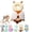 Little Bee, variant on Head Protector Backpack, Adjustable Cartoon Animal Walking Cushion Backpack, Soft Wearable Plush Pad for Supervised Walking Practice, Elephant Design, 18M+