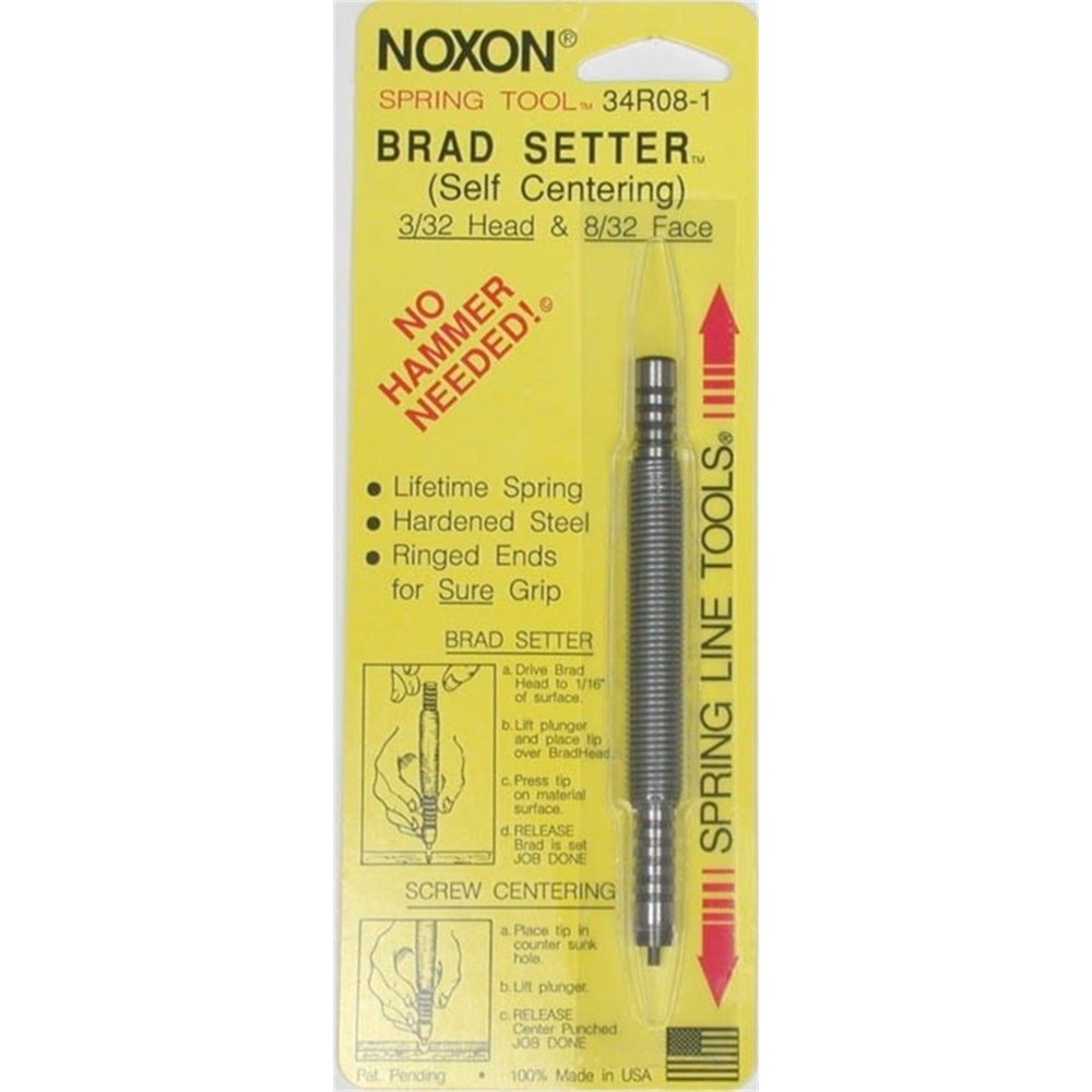 Spring Tools 34r081 3/32" SelfCentering Brad Setter