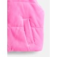 thumbnail image 3 of Athletic Works Girl's Velour Corded Vest, Sizes 4-18, 3 of 3