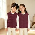 thumbnail image 2 of Coerni Boys Girls Puffer Vest Snap-Up Sleeveless Layering Gilet Lightweight Cozy Warm Outerwear Fall Winter Trendy Clothes, 2 of 9