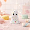 thumbnail image 3 of Lypsnake Sprinkle Ghost Resin Figurine, Kawaii Candy Sprinkles Heart Ghost Statue, Pastel Sweet Spooky Tabletop Ornament for Tiered Tray Shelf Halloween Home Decor, 3 of 7