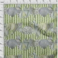 thumbnail image 4 of oneOone Rayon Medium Gray Fabric Sea Shells Ocean Dress Material Fabric Print Fabric By The Yard 56 Inch Wide, 4 of 4