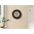 thumbnail image 1 of Monarch Specialties I 9082 - Clocks, 16" Round, Wall Clock, Antique Brown, Transitional, 1 of 4