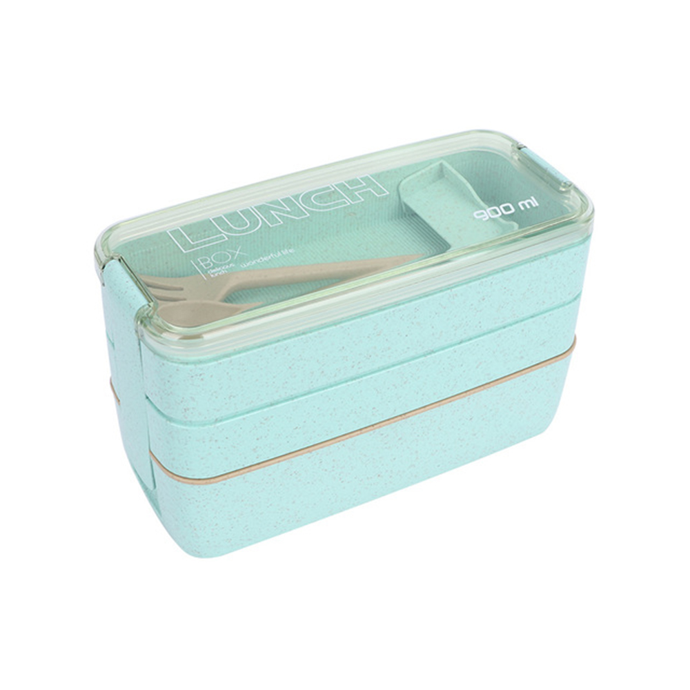 Jeobest Wheat Straw Bento Lunch Box - Bento Box Microwave Safe - Eco ...