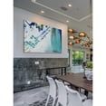 thumbnail image 5 of "Umbrella Blues" Painting Print on Wrapped Canvas, 5 of 5
