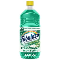 Fabuloso Holiday Multi-Purpose Cleaner, 2X Concentrated Formula, Fresh Winter Mint Scent, 33.8 fl oz