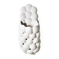 thumbnail image 3 of Wild Diva Unisex Non-Slip Bubble Cloud Lychee Waterproof Massage Reflexology Rubber Shower Slide Slippers Sandals-03-Beige (White, 10), 3 of 5