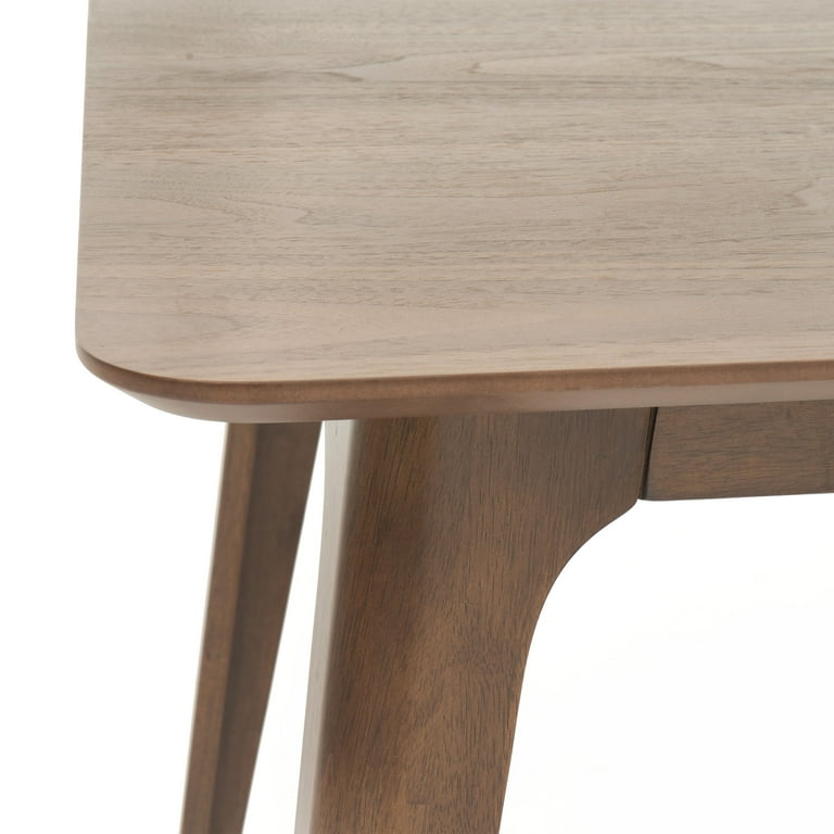 GDF Studio Keiko Mid Century Kitchen Dining Table, Walnut Finish