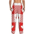 thumbnail image 3 of Haiem Maple Leaves1 Men's Pajama Pants Ultra Lightweight Pjs Bottoms Sleepwear Bottom Pants with Pocket Drawstring-Medium, 3 of 9