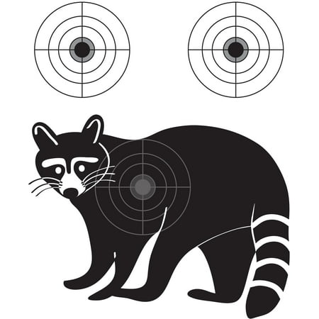 Raccoon Varmint Gun Practice Targets