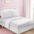 thumbnail image 4 of softan Bed Sheet Set for Kids Girls, Full Size Kids Sheets Microfiber Kids Fitted Sheet, Breathable & Silky Soft Feeling Kids Sheet Set 4 PCs Ice Cream Kids Full Bed Sheet, 4 of 6