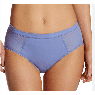 Bali One Smooth U Modern Microfiber Bikini Panty, Blue, Size 6