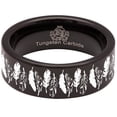 thumbnail image 5 of Feather Tungsten Carbide Ring, 5 of 9