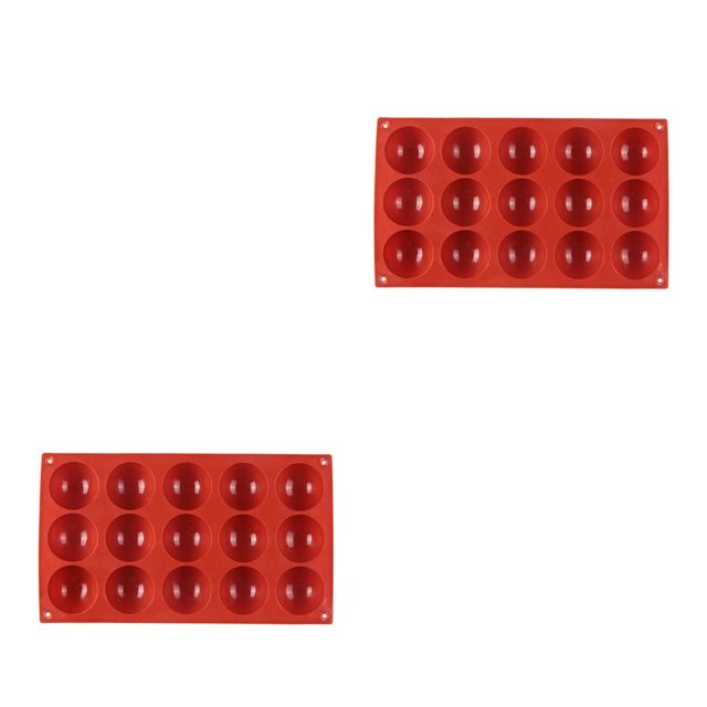 Advancent Silicone DIY Mold Bakery Kitchen Gadget Tool Make Tools Cube Tray Accessories Ice Dessert Decorating Multi-slot Baking color chocolate 2Conjunto