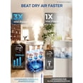 thumbnail image 4 of FOHERE 4.8Gal/18L Top Fill Cool Mist Tower Humidifier, Covers 1500 Sq Ft Whole House, 24 Timer, Quiet Humidifier for Large Room, Bedroom, Home, Plants, 4 of 10