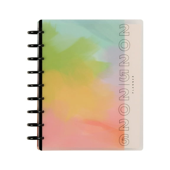 Happy Planner Painted Gradients Academic Teacher Lesson Planner 2025-2026 - Disc-Bound