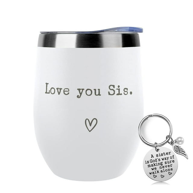 Taza de Café SHOW-YA Te Quiero Hermana para Hermana 350mL Blanca