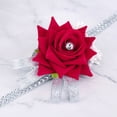 thumbnail image 2 of Goriertaly Personnalité avec Ces Fleurs de Bracelet Personnalisables Réaliste Rouge 1Set, 2 of 6