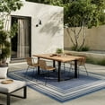 thumbnail image 2 of Nourison Horizon Indoor/Outdoor 10' x 14' Denim Modern Rug, 2 of 10