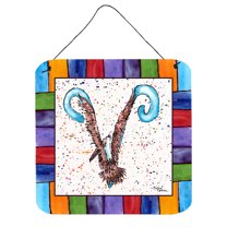 Carolines Treasures 8445-VDS66 Beach and Seafood Wall or Door Hanging Prints 6HX6W multicolor