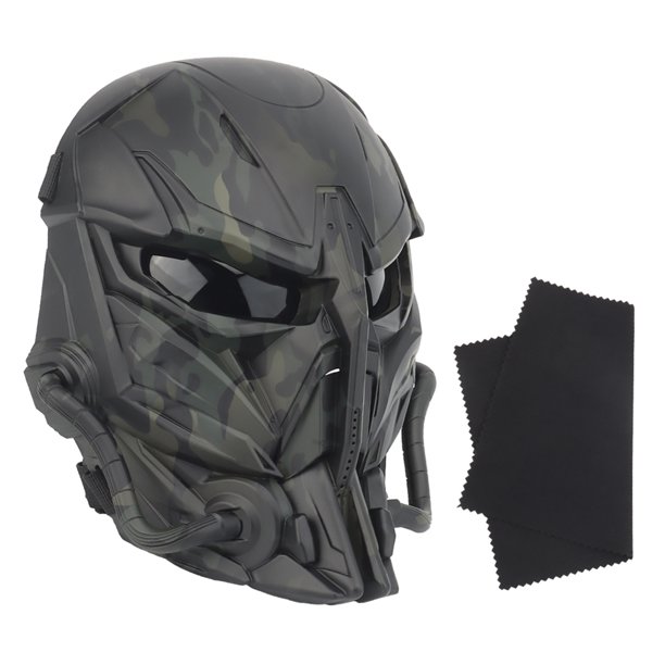 Máscara de Airsoft Ajustable Ygjytge para Halloween y Cosplay