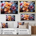 thumbnail image 4 of Designart "Joyful Abstract Art I" Orchids Floater Framed Canvas Wall Art, 4 of 5