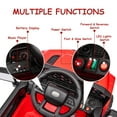 thumbnail image 6 of Roromall 12V Kids Ride On Truck Electric Vehicle with Remote Control, 4-Wheel Suspension, Battery Display, LED Lights, and Music Battery Powered Car Toy for Boys and Girls, 6 of 7