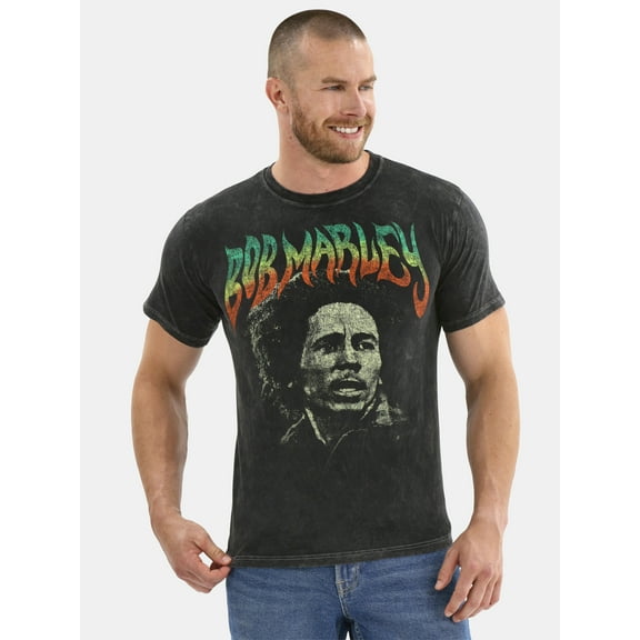 Bob Marley Men's & Big Men's Graphic Cotton T-Shirt, Sizes S-3XL
