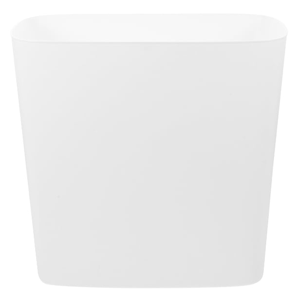 Cubo de basura de cocina delgado, cubo de basura de plástico para espacios estrechos, sin tapa, cesto para basura