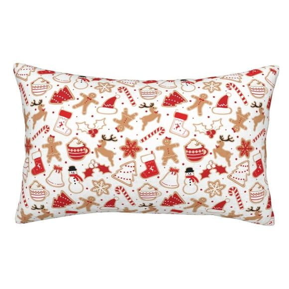 Easygdp Gingerbread Holiday Sweets for Soft Pillow Case Pillow Protectors,Perfect for Sleeping (Pillow Core Not Included)-16"x24"