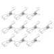 thumbnail image 1 of 10pcs Windproof Quilt Clothes Clips, Heavy Duty Silver Fixing Clamps for Household Use, Non Slip Design for Air Drying Clothes and Blankets, 1 of 5