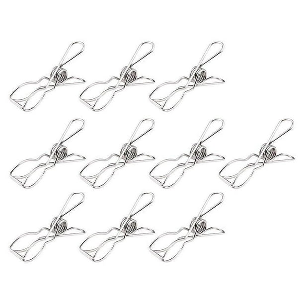 10pcs Windproof Quilt Clothes Clips, Heavy Duty Silver Fixing Clamps for Household Use, Non Slip Design for Air Drying Clothes and Blankets