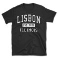 thumbnail image 1 of Lisbon Illinois Classic Established Men's Cotton T-Shirt, 1 of 1