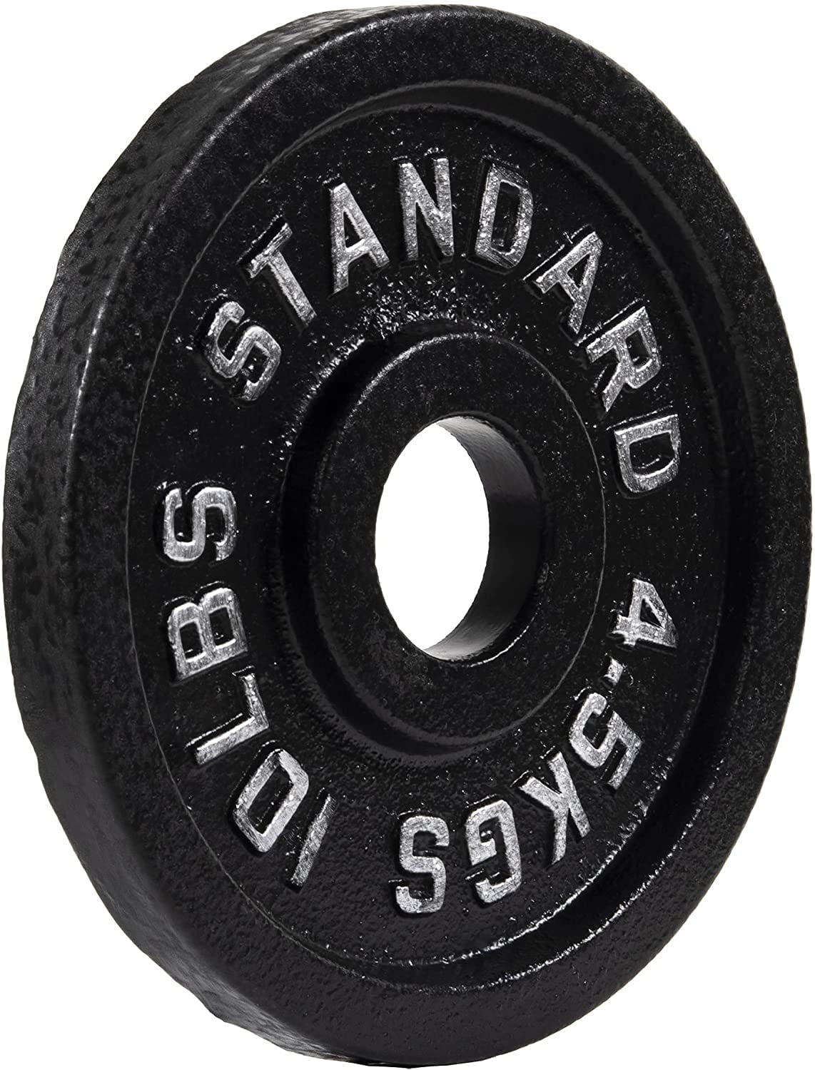 BalanceFrom Classic Cast Iron Weight Plates for Strength Training, 2-Inch, 10-Pound, Set of 4