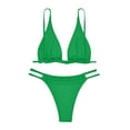 thumbnail image 1 of Jamicy Maillot de Bain pour Femmes Tenue de Plage pour Femmes Ensembles de Mini Bikinis 2 Pcs Maillot de Bain Bas String Maillot de Bain Micro Bikinis pour Femmes, 1 of 8
