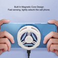 thumbnail image 3 of Cell Phone Cooler for Gaming Tablet, Magnetic Cell Phone Cooling Fan Radiator, Phone Semiconductor Heat Dissipation Cooling Holder for Live Streaming, Outdoor Vlog Mobile Gaming, 3 of 7
