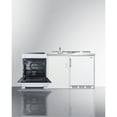thumbnail image 5 of All-in-one combination kitchenette with refrigerator-freezer, sink, storage cabinet, and smooth-top range, 5 of 5