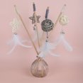thumbnail image 2 of Cat Teaser Toy Star Rattan Ball Bell Faux Feather Cat Wand Interactive Cat Toy, 2 of 10