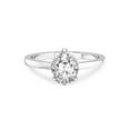thumbnail image 3 of 2 Carat IGI Certified Pear Shape Lab Grown Diamond Engagement Ring | 14K White Gold | Mystic Secret Halo Lab Diamond Ring | FG-VS1-VS2 Quality Friendly Diamonds, 3 of 4