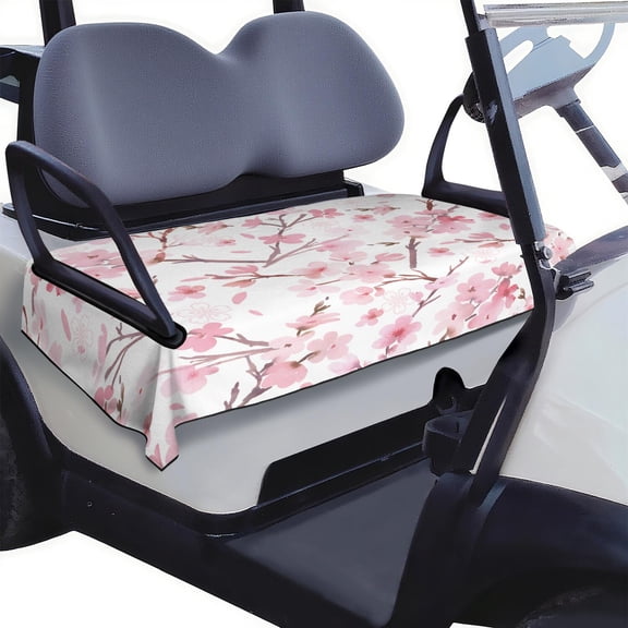 Flowers Golf Cart Seat Covers 51" x 31", Front Bench Seat Protector for EZGO Yamaha Club Car Icon Street Legal Low Speed Vehicles