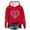 Red, variant on Babcutegg Kid Girls Valentine's Day Shirts Elastic Cuffs Long Sleeve Love Heart Regular Fit Graphic Tee Girls Tops Red Size 7-8