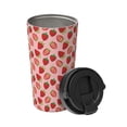 thumbnail image 2 of Logiee Strawberries Print Stainless Steel Coffee Tumbler, Travel Coffee Mug, Insulated Coffee Mug with Lid, Spill Proof Coffee Cup, Portable Thermal Mug, 2 of 8