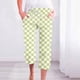 thumbnail image 2 of Pantalones Casuales de Mujer de Impresión Floral Cintura Elástica Suelta, Pantalones de Pierna Ancha Recta con Bolsillos, 2 of 5